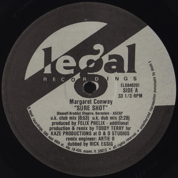 12inch Record MARGARET CONWAY - Sure Shot ELS846201 E Legal 1991 US Dance & Electronica Used
12inch Record MARGARET CONWAY - Sure Shot ELS846201 E Legal 1991 US Dance & Electronica Used