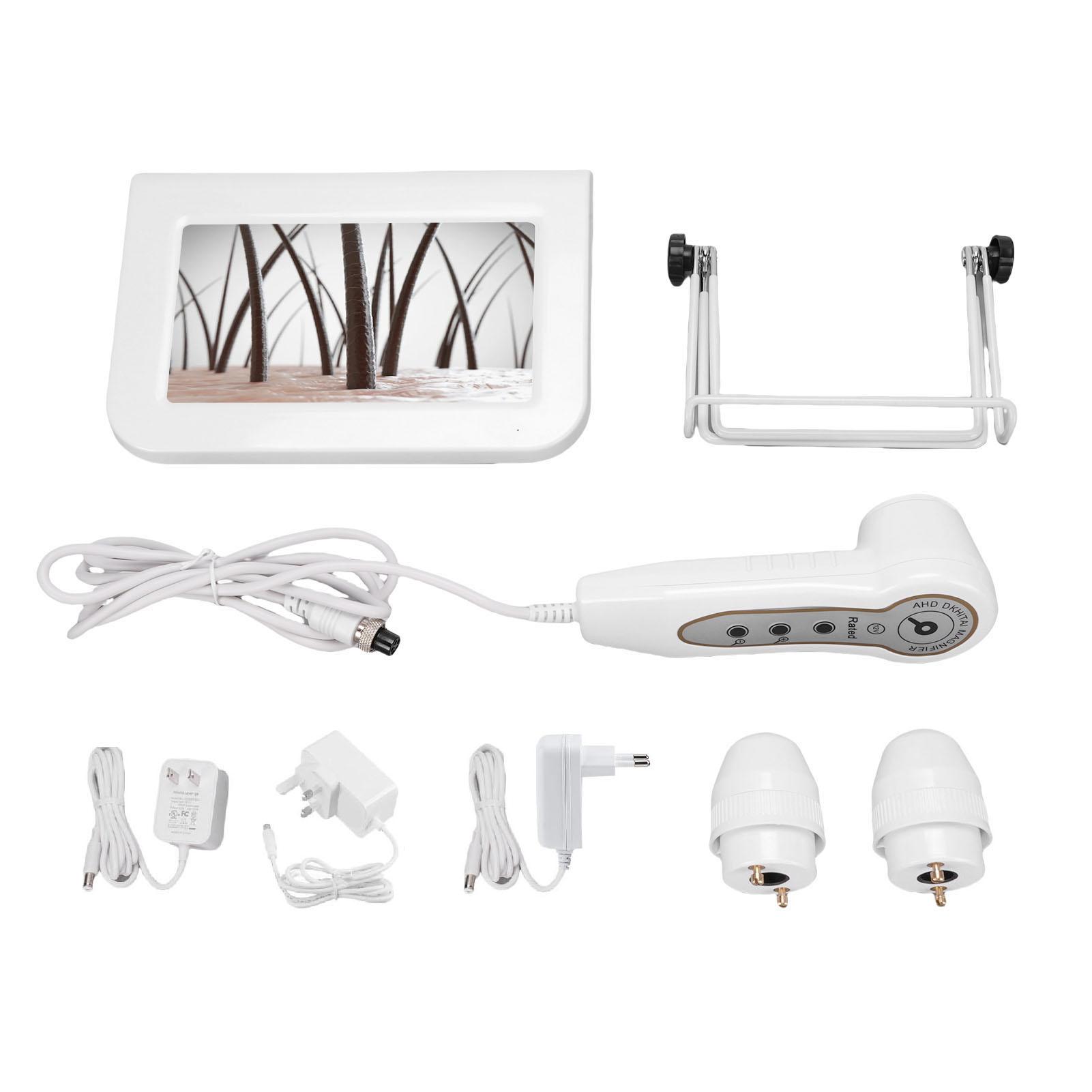 7 Inch Hair Follicle Analyzer High Resolution Skin Detector Analyzer Rechargeable with 50X 200X Lens US Plug
7 Inch Hair Follicle Analyzer High Resolution Skin Detector Analyzer Rechargeable with 50X 200X Lens US Plug