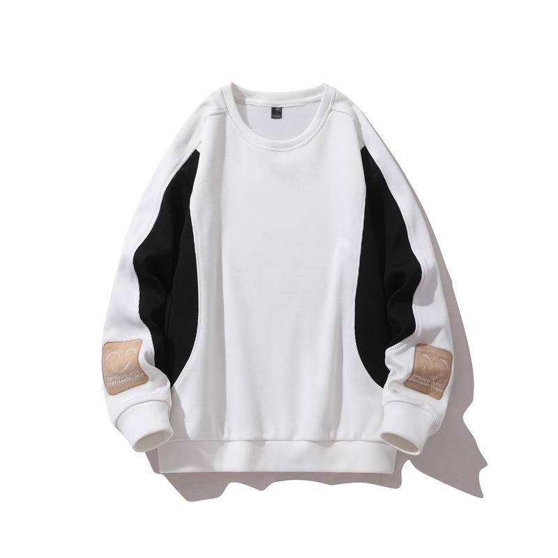 Men s Plus Velvet Long-Sleeve Patchwork Hoodie - Autumn Winter Trendy Color Block, Loose Fit, Round Neck, Embroidered Base Layer. M
Men s Plus Velvet Long-Sleeve Patchwork Hoodie - Autumn Winter Trendy Color Block, Loose Fit, Round Neck, Embroidered Base Layer. M