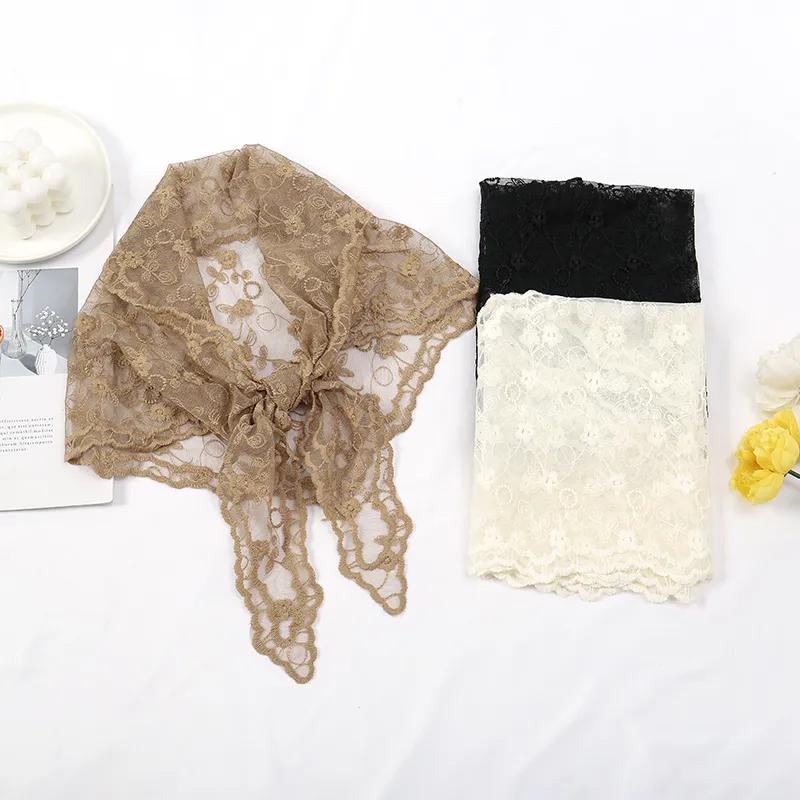 Embroidered Flower Lace Triangle Scarf Small Shawl Crochet Neck Scarf Solid Color Head Scarf Headwraps Bandana Hijab Neckerchief
Embroidered Flower Lace Triangle Scarf Small Shawl Crochet Neck Scarf Solid Color Head Scarf Headwraps Bandana Hijab Neckerchief