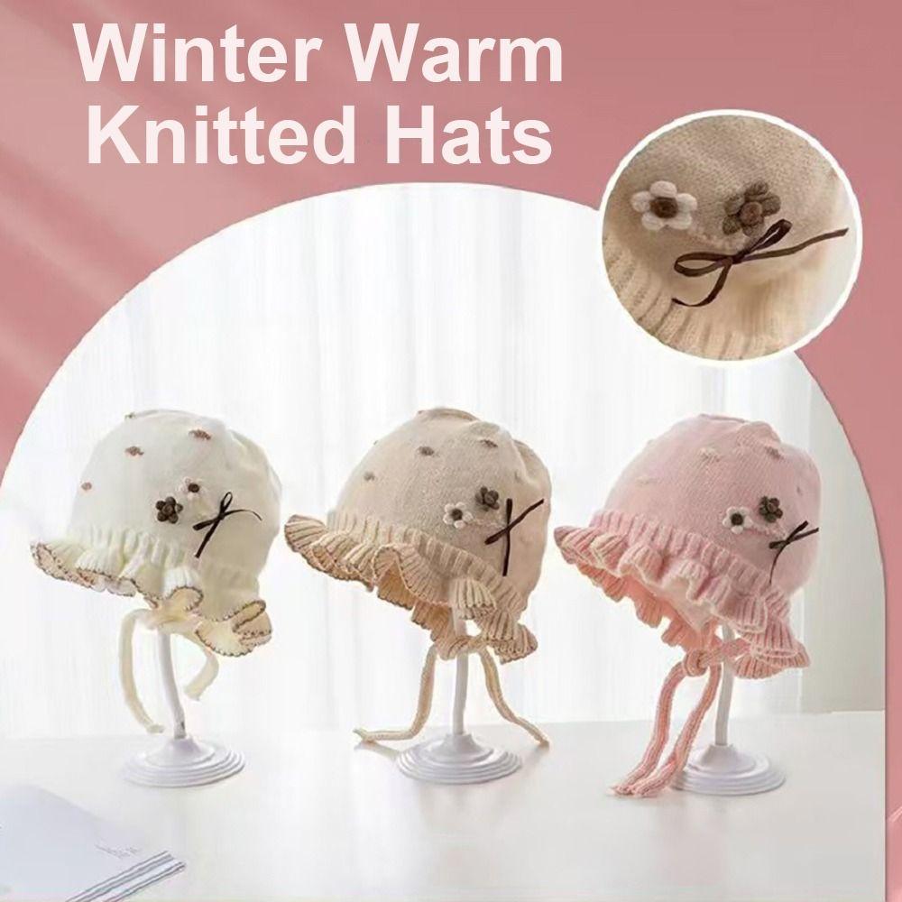 Bow Baby Wool Hat Windproof Ear Protection Hats New Pullover Princess Cap Autumn Winter рожевий
Bow Baby Wool Hat Windproof Ear Protection Hats New Pullover Princess Cap Autumn Winter рожевий