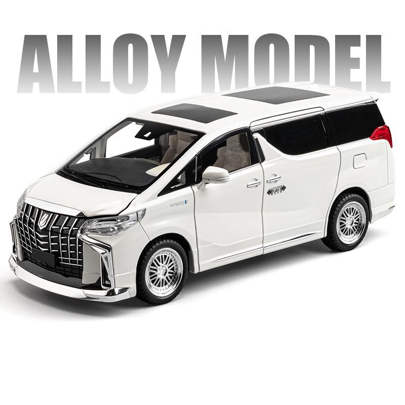 1/18 Toyota Alphard MPV Модель автомобиля из сплава Литой металлический игрушечный транспорт Модель автомобиля Симуляция Звук и свет Коллекция Детский подарок белый
1/18 Toyota Alphard MPV Модель автомобиля из сплава Литой металлический игрушечный транспорт Модель автомобиля Симуляция Звук и свет Коллекция Детский подарок белый