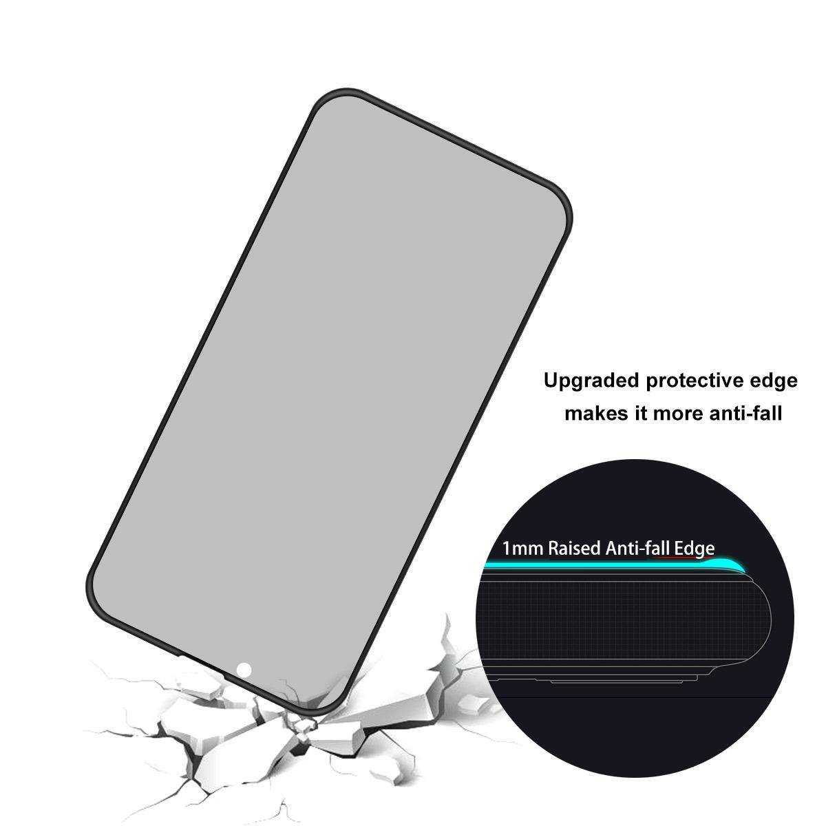 2Pcs/Set HAT PRINCE Full Coverage Full Glue 9H Hardness HD Anti-Spy Anti-Peep Tempered Glass Screen Protector for iPhone 13/13 Pro/14 Type A
2Pcs/Set HAT PRINCE Full Coverage Full Glue 9H Hardness HD Anti-Spy Anti-Peep Tempered Glass Screen Protector for iPhone 13/13 Pro/14 Type A
