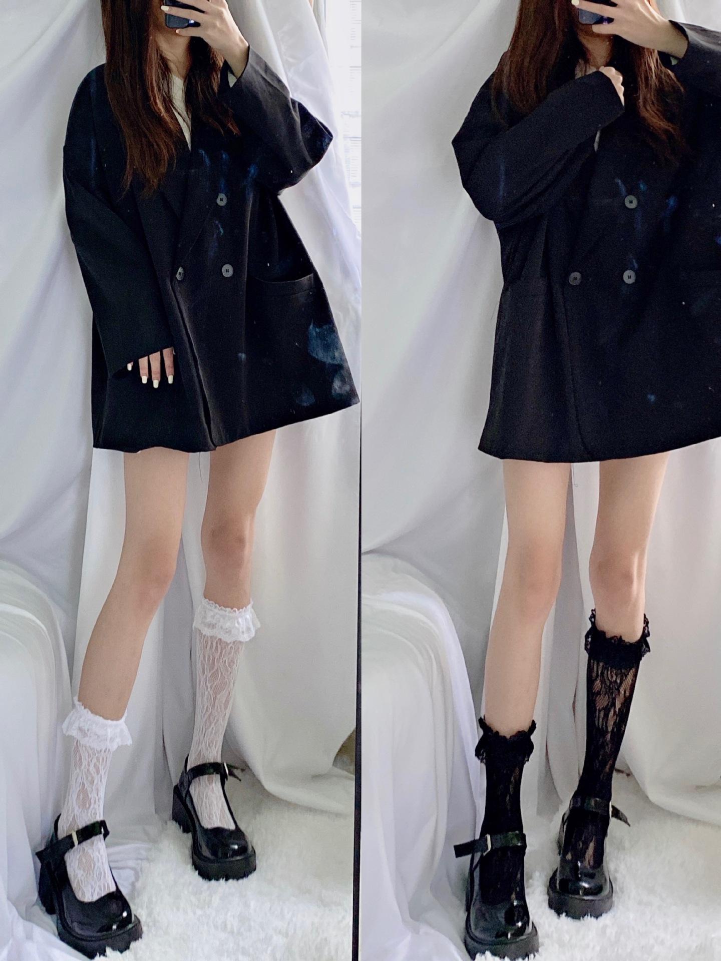 Lace Tube Socks Women s White Summer Thin Japanese Ins with Boots Stockings Half Tube Calf Socks One Size
Lace Tube Socks Women s White Summer Thin Japanese Ins with Boots Stockings Half Tube Calf Socks One Size