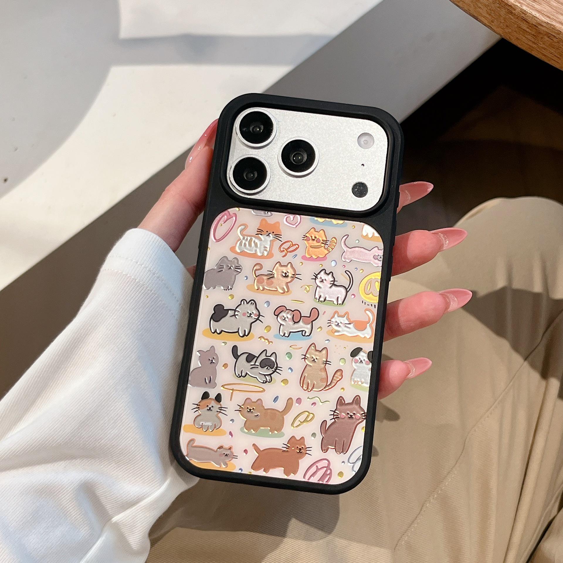 Gold Foil Cartoon Animal Case for iPhone Spray Coating чёрный
Gold Foil Cartoon Animal Case for iPhone Spray Coating чёрный