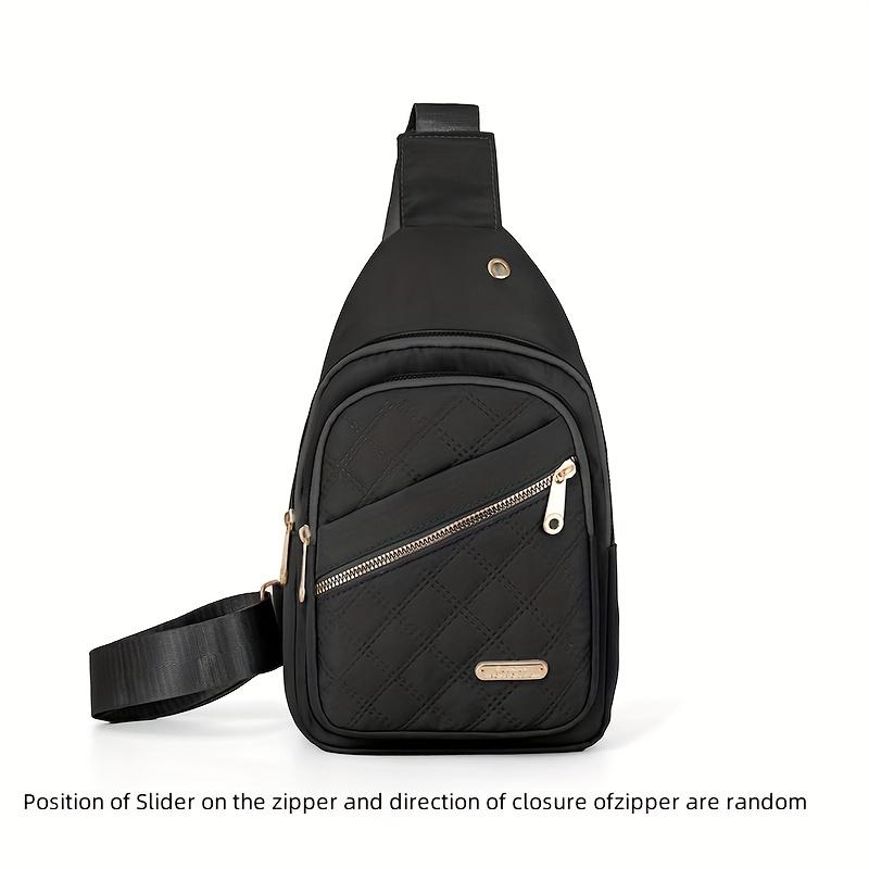 Женская легкая стеганая сумка кроссбоди с отверстием для наушников - Компактный кошелек с регулируемым ремешком и застежкой-молнией, Многослойный органайзер для хранения чёрный
Женская легкая стеганая сумка кроссбоди с отверстием для наушников - Компактный кошелек с регулируемым ремешком и застежкой-молнией, Многослойный органайзер для хранения чёрный