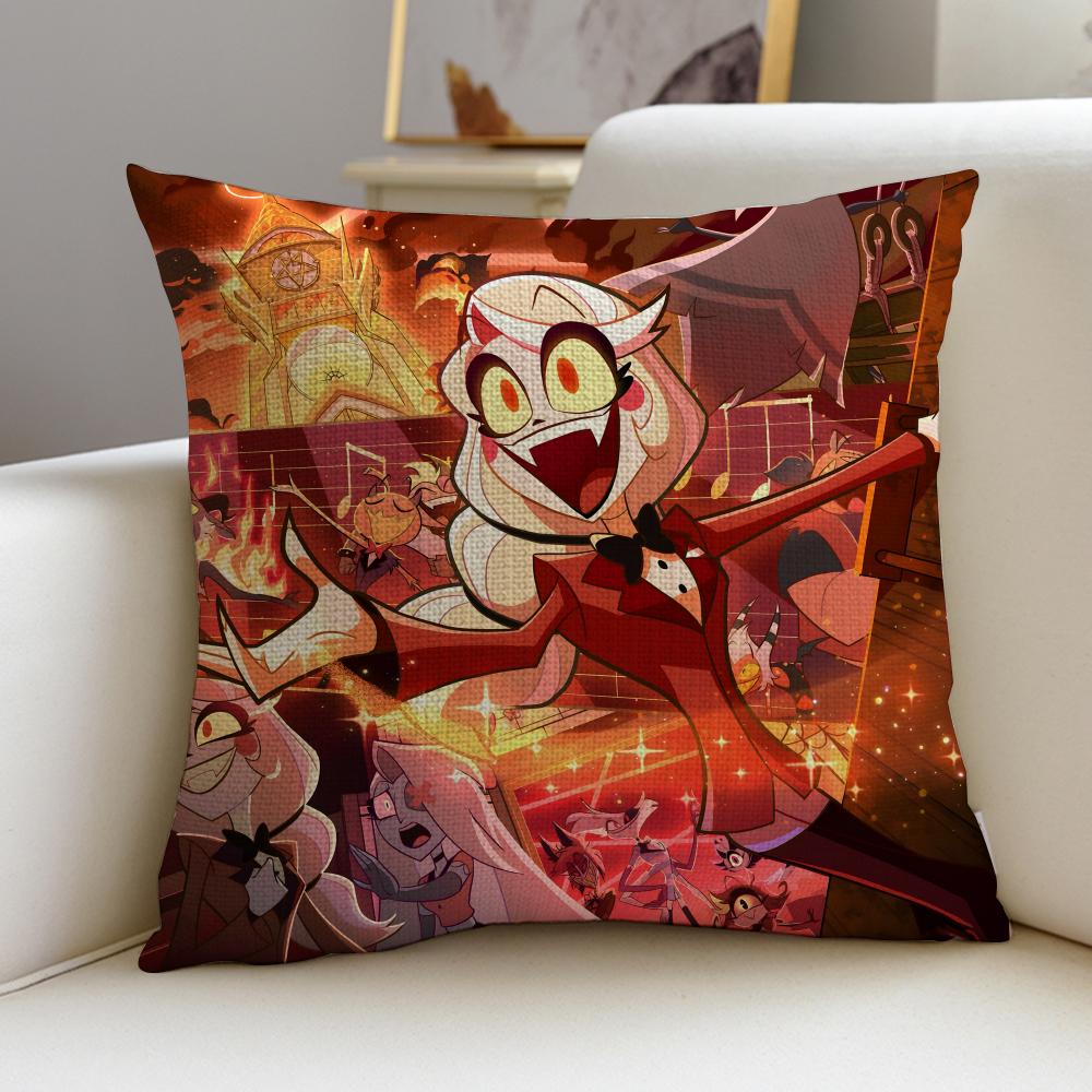 Dark HHazbin HotelS Cushion Cover Breathable and skinfriendly linen pillowcase square removable and washable cushion 30X30cm
Dark HHazbin HotelS Cushion Cover Breathable and skinfriendly linen pillowcase square removable and washable cushion 30X30cm