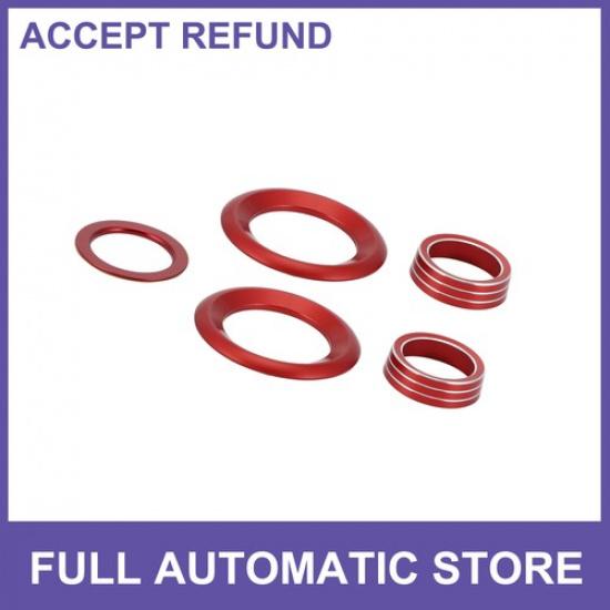AC Engine Start Speaker Switch Knob Cover Ring for Honda Civic 16-21 Red 5Pcs
AC Engine Start Speaker Switch Knob Cover Ring for Honda Civic 16-21 Red 5Pcs