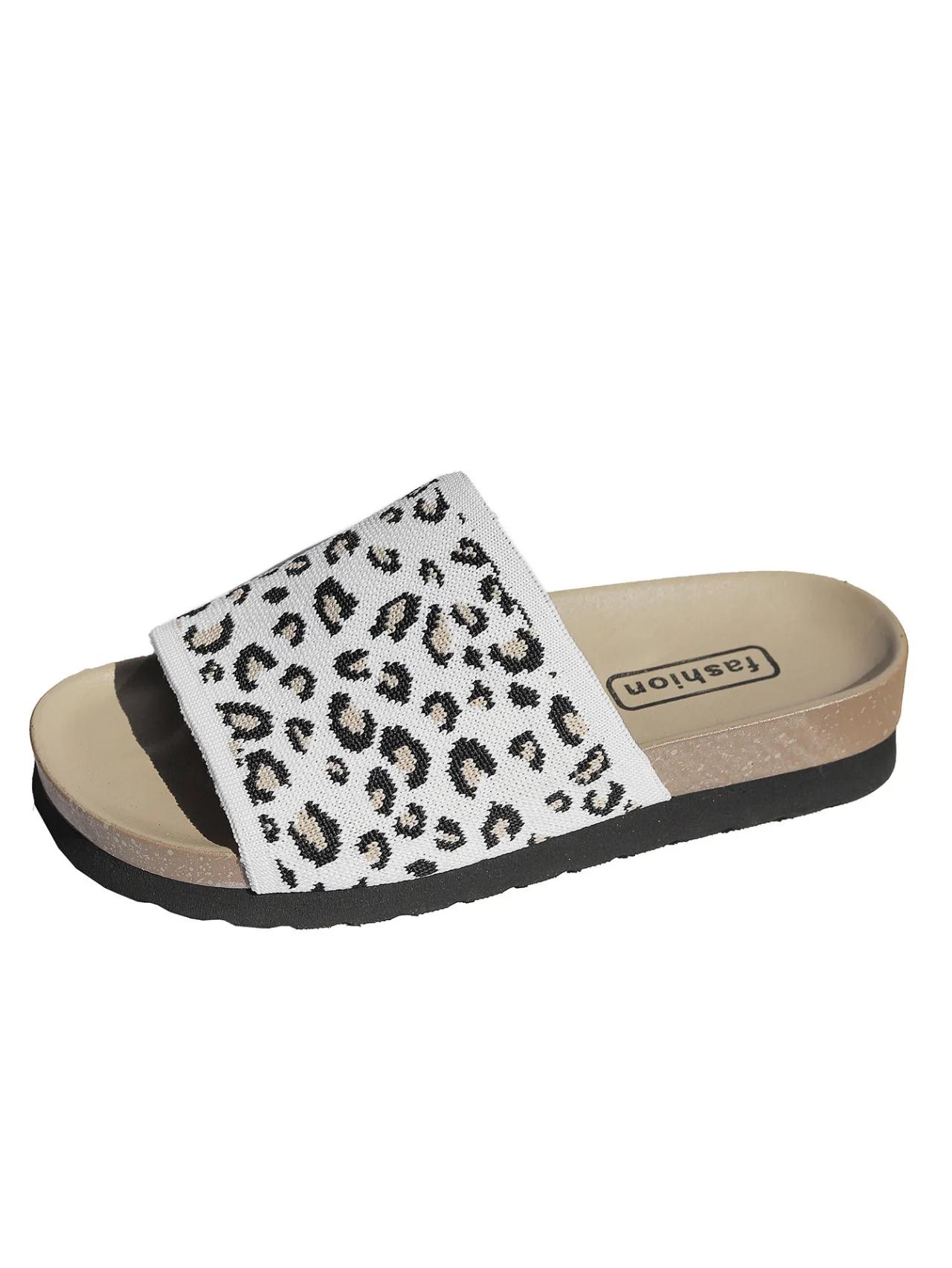 Women s Leopard Print Fashion Wear Flip-flops Flat Non-slip Sandals Holiday Beach Sandals 43 хакі
Women s Leopard Print Fashion Wear Flip-flops Flat Non-slip Sandals Holiday Beach Sandals 43 хакі