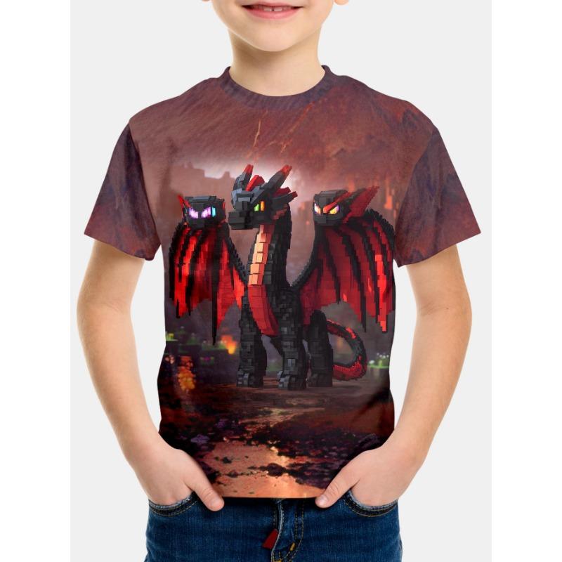 Летний топ с круглым вырезом и 3D мультяшным принтом, модная повседневная футболка с коротким рукавом для детей и мальчиков 110
Летний топ с круглым вырезом и 3D мультяшным принтом, модная повседневная футболка с коротким рукавом для детей и мальчиков 110