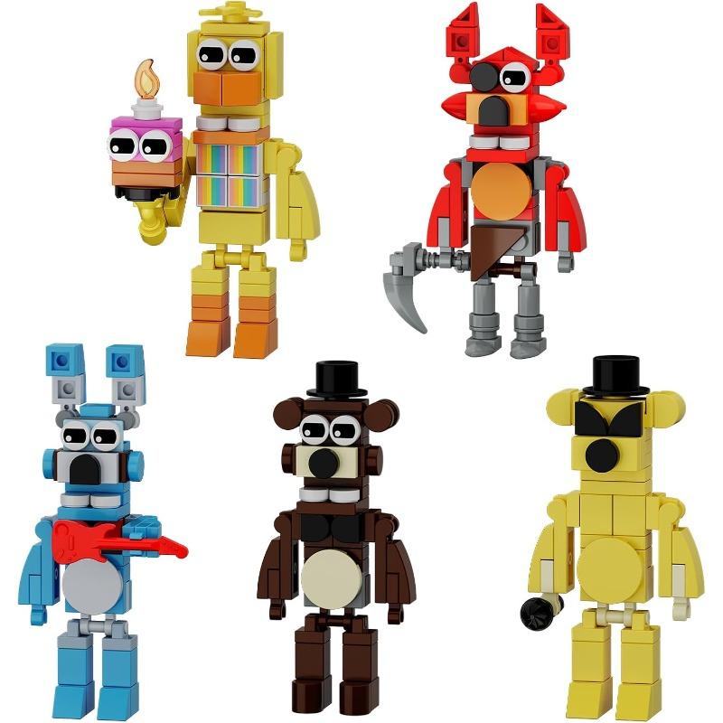 Five Nights Security Breach Building Block Toy 5 в 1, Fazbear Fredy Fighting Monster Action Figures DIY Model, Взрослые Мальчики Девочки День рождения 5 in 1
Five Nights Security Breach Building Block Toy 5 в 1, Fazbear Fredy Fighting Monster Action Figures DIY Model, Взрослые Мальчики Девочки День рождения 5 in 1
