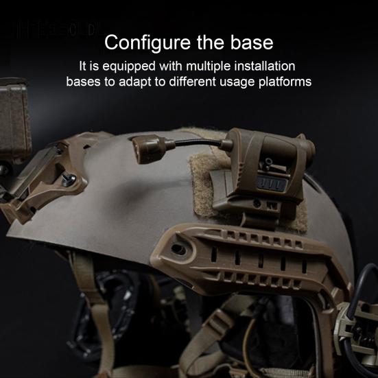 Tactical Helmet Light with Flexible Stalk 3 Mount Modes Battery Powered Adjustable High Visibility Outdoor Hunting Helmet Flashlight LED Tactics зелений
Tactical Helmet Light with Flexible Stalk 3 Mount Modes Battery Powered Adjustable High Visibility Outdoor Hunting Helmet Flashlight LED Tactics зелений