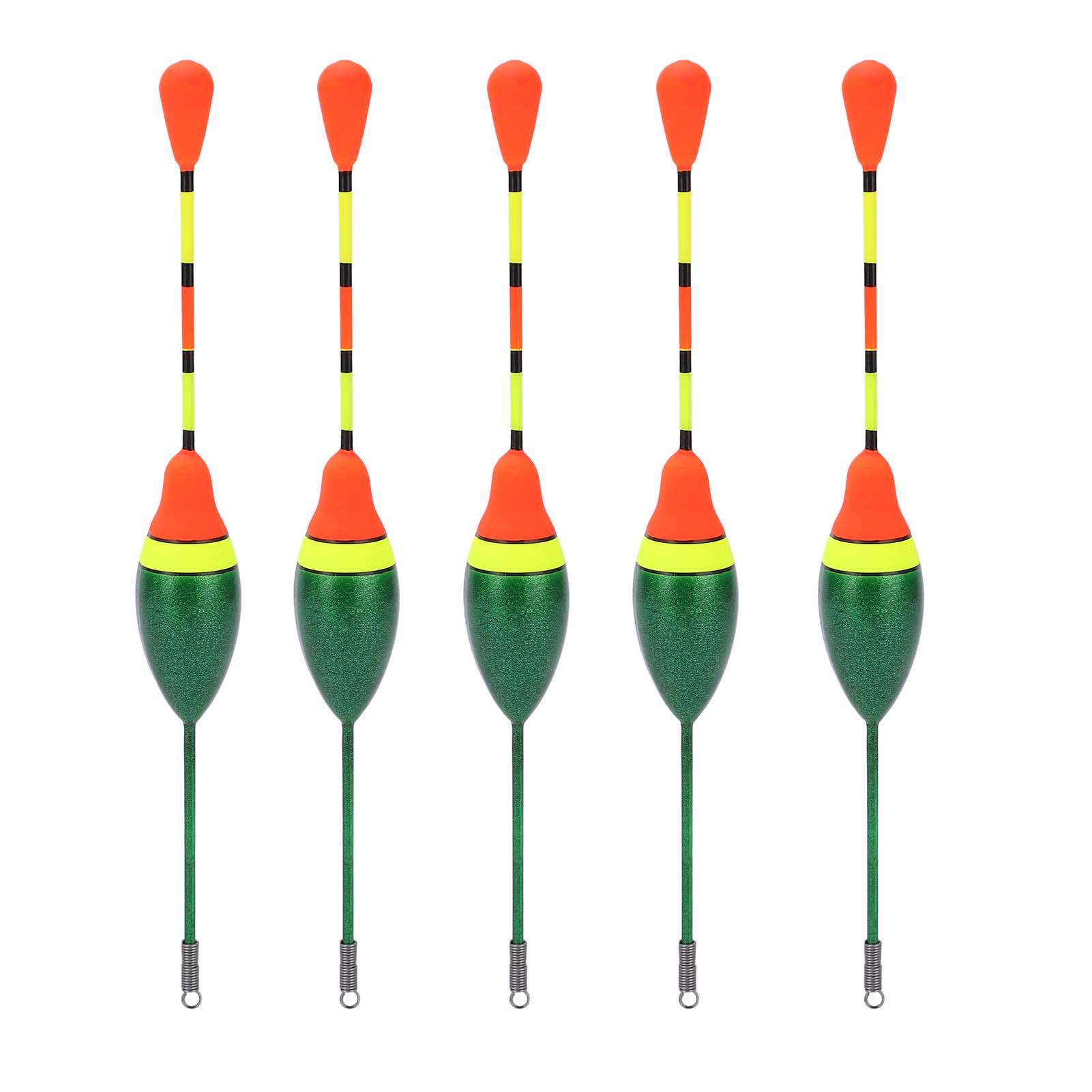 5pcs Fishing Floats Bobbers High Sensitivity Plastic Spring Oval Stick Slip Floats Fishing Tackle
5pcs Fishing Floats Bobbers High Sensitivity Plastic Spring Oval Stick Slip Floats Fishing Tackle