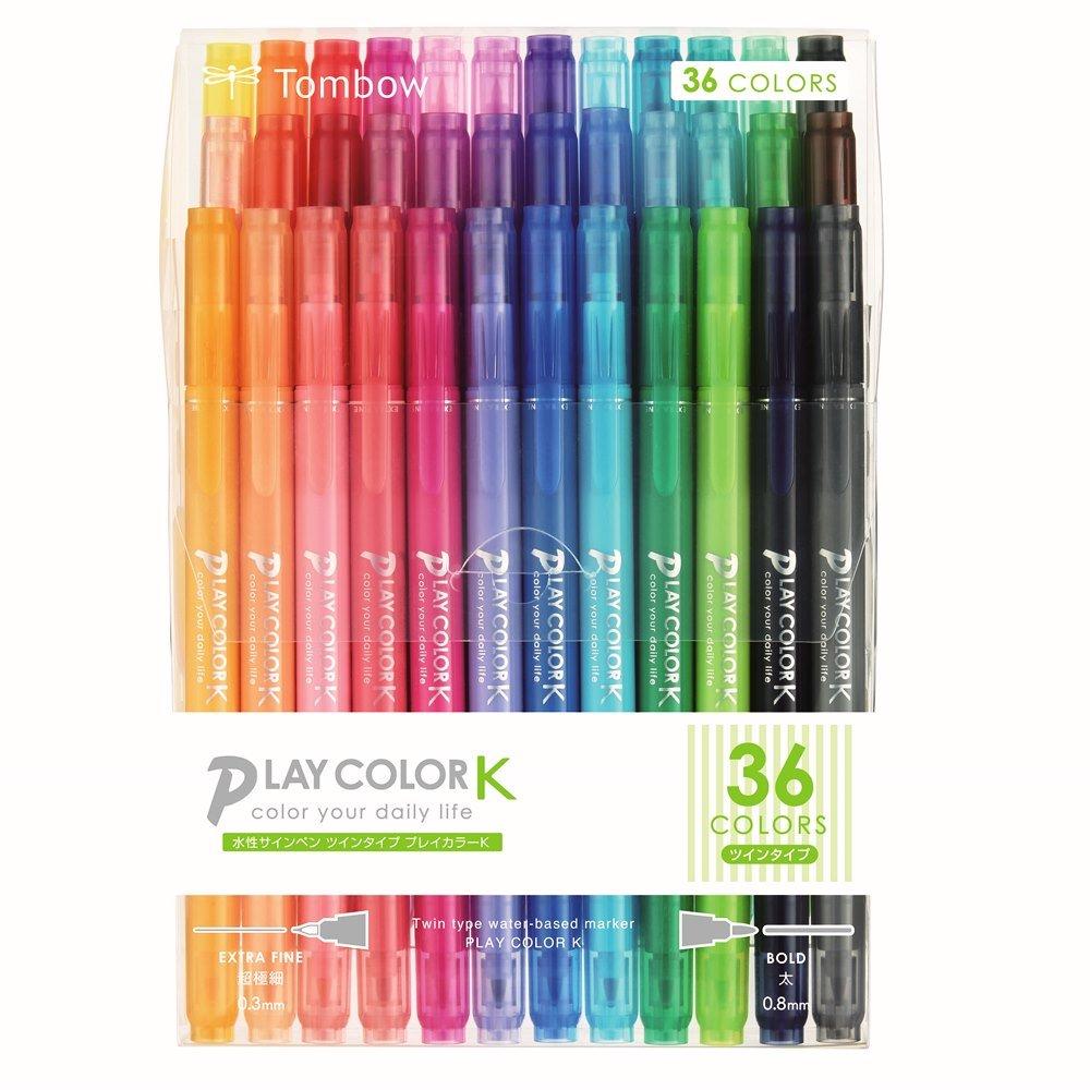 Tombow Pencil Sign Pen 36 Colors Extra Fine Twin Color Pen of Cute Play Color K Water-based (Thick & Type) (Full Colors) GCF-013
Tombow Pencil Sign Pen 36 Colors Extra Fine Twin Color Pen of Cute Play Color K Water-based (Thick & Type) (Full Colors) GCF-013