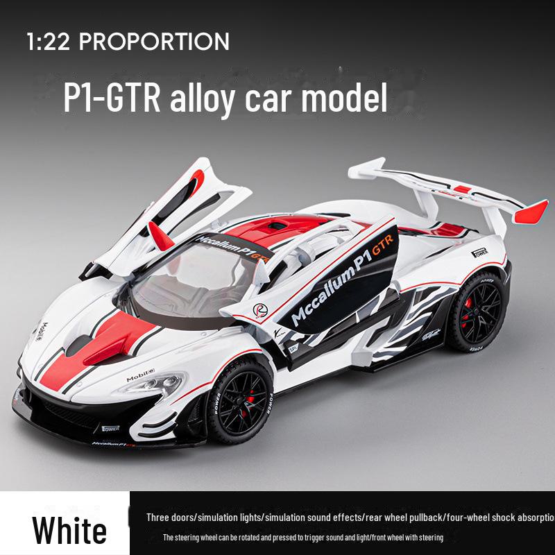 1:22 McLaren P1 GTR Alloy Model Car Toy - Sports & Rally Edition белый
1:22 McLaren P1 GTR Alloy Model Car Toy - Sports & Rally Edition белый