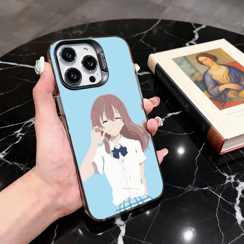 A Silent Voice Shouko Nishimiya Phone Case For iPhone17,16,15,14,13,12,11 Plus,Pro Max,XS,Colorful Silver Phone case Funda Cover iPhone17PRO
A Silent Voice Shouko Nishimiya Phone Case For iPhone17,16,15,14,13,12,11 Plus,Pro Max,XS,Colorful Silver Phone case Funda Cover iPhone17PRO