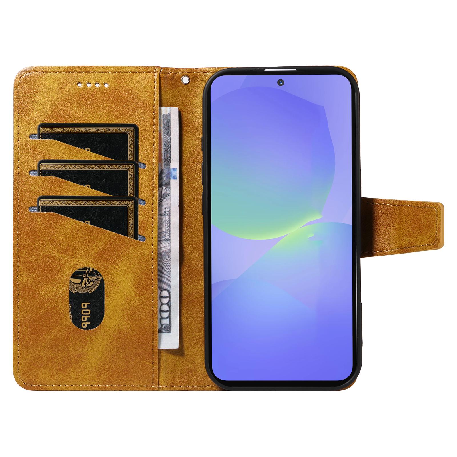 For Samsung Galaxy A36 5G Leather Case Wallet Stand Grids Imprinted Phone Cover with Strap Rose Gold
For Samsung Galaxy A36 5G Leather Case Wallet Stand Grids Imprinted Phone Cover with Strap Rose Gold