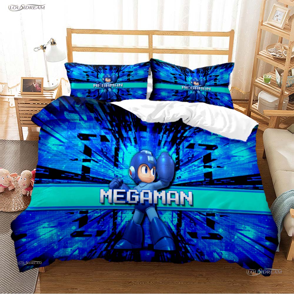 Carton Rockman Megaman Game Al Season Soft Duvet Cover Beding sets Soft Comfortable Quilt Cover plus Pilowcases For Single/Double/Quen/King 135*200cm Eu-Single
Carton Rockman Megaman Game Al Season Soft Duvet Cover Beding sets Soft Comfortable Quilt Cover plus Pilowcases For Single/Double/Quen/King 135*200cm Eu-Single