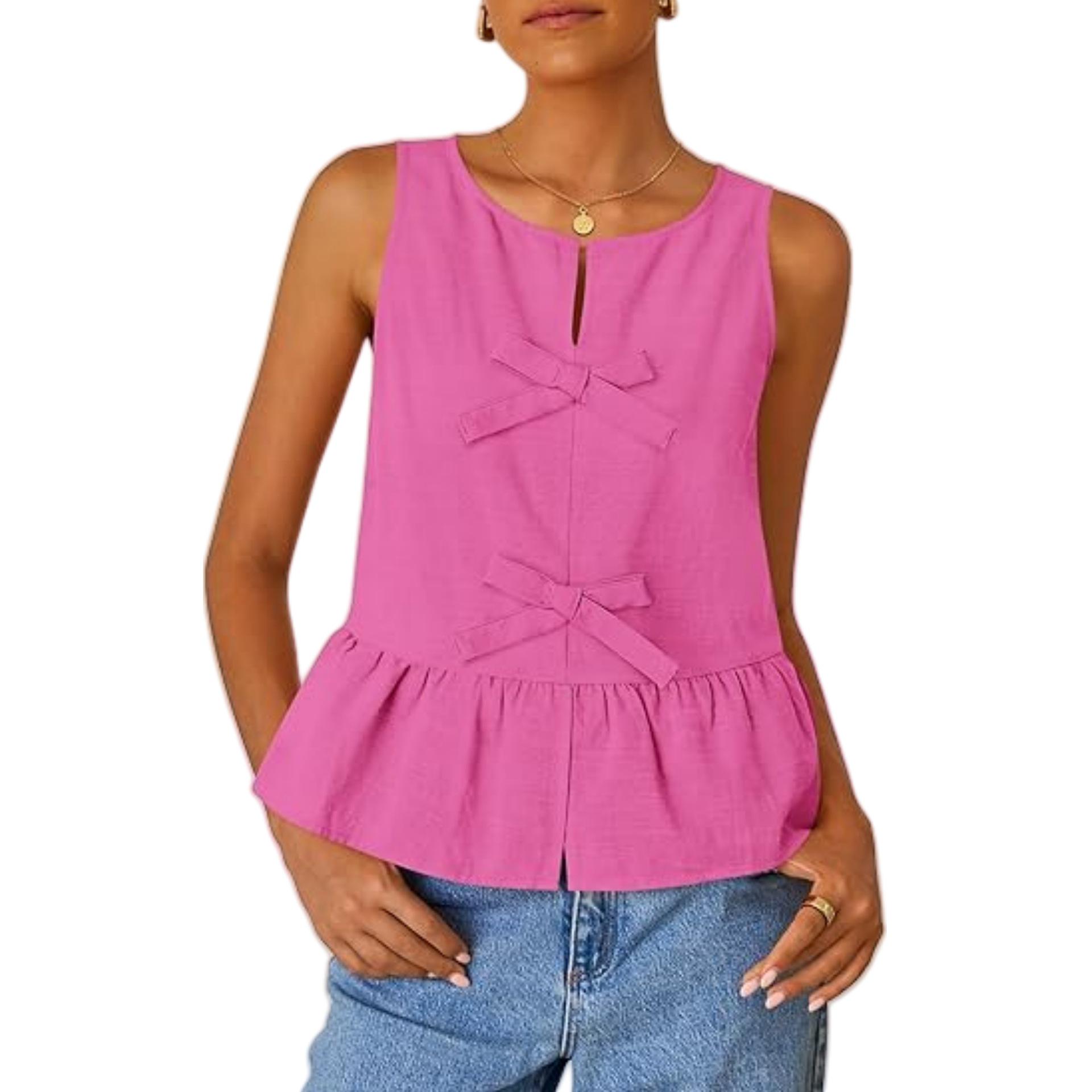2025 Women s Solid Color Sleeveless Strappy Bow Top - European & American Style Extra Large чорний
2025 Women s Solid Color Sleeveless Strappy Bow Top - European & American Style Extra Large чорний