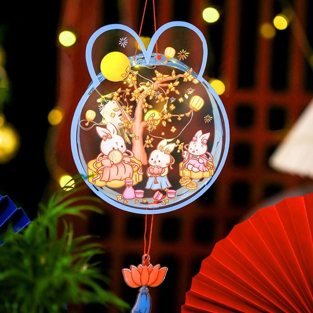 DIY Material Bag Mid-Autumn Festival Lantern DIY Glowing Light-Up Bunny Lantern Toy Style1
DIY Material Bag Mid-Autumn Festival Lantern DIY Glowing Light-Up Bunny Lantern Toy Style1