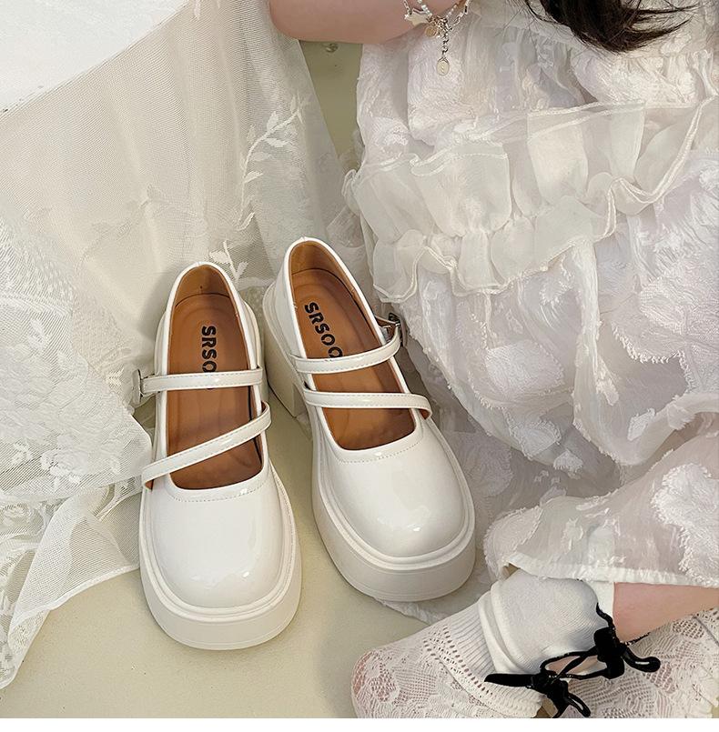 Модная универсальная черная платформа толстый каблук маленькие кожаные туфли женские новые летние юбка ретро Мэри Джейн одинарные туфли 40 белый
Модная универсальная черная платформа толстый каблук маленькие кожаные туфли женские новые летние юбка ретро Мэри Джейн одинарные туфли 40 белый