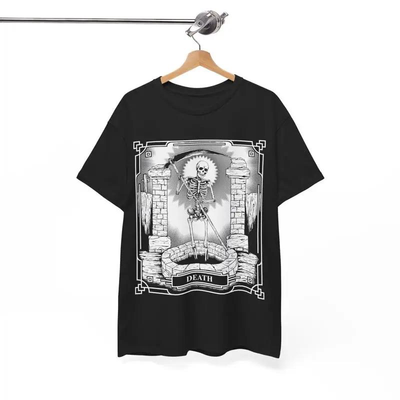 Blackcraft Satanic Witchy Skeleton Death the Grim Reaper Tarot Card T Shirt 5XL різнокольоровий
Blackcraft Satanic Witchy Skeleton Death the Grim Reaper Tarot Card T Shirt 5XL різнокольоровий