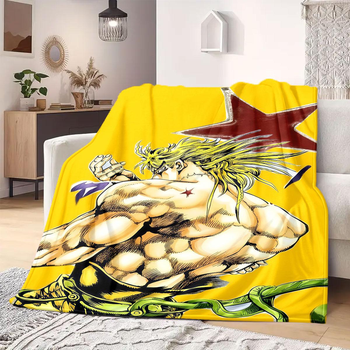 JOJO anime Flannel Blanket Warm,Comfortable,Suitable for Bedrooms,Sofas,Beds,Chairs,Picnics,Travel 75x90cm
JOJO anime Flannel Blanket Warm,Comfortable,Suitable for Bedrooms,Sofas,Beds,Chairs,Picnics,Travel 75x90cm