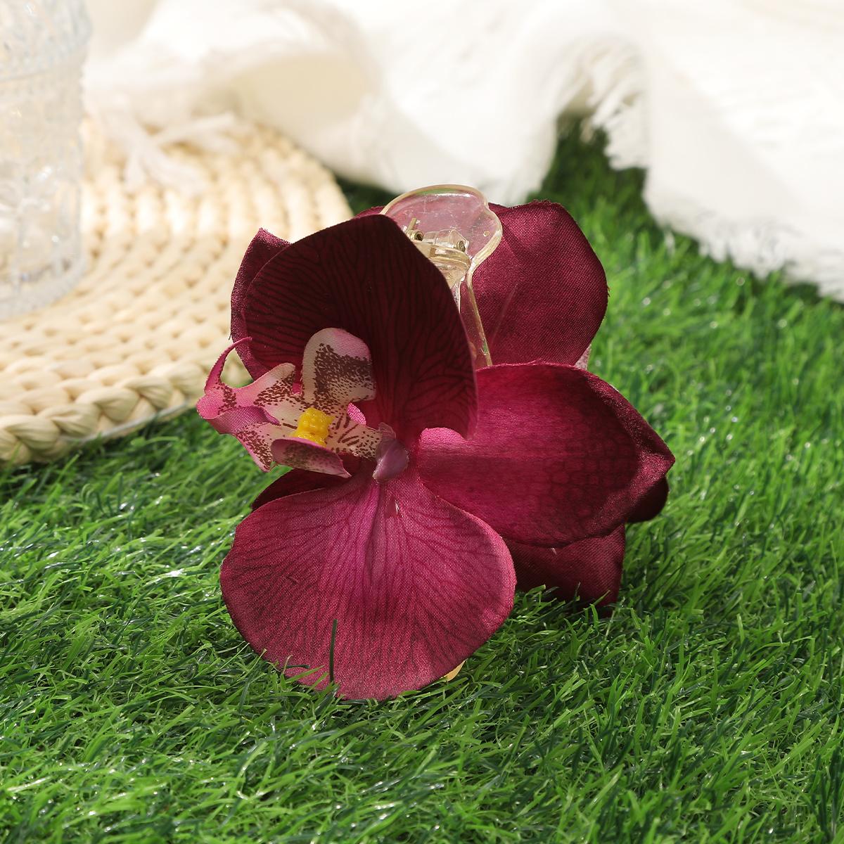 AWAYTR Elegant Phalaenopsis Hair Claws Plastic Floral Hair Clips Crab For Women Girl Gift Hair Accessories Valentine Headwear
AWAYTR Elegant Phalaenopsis Hair Claws Plastic Floral Hair Clips Crab For Women Girl Gift Hair Accessories Valentine Headwear