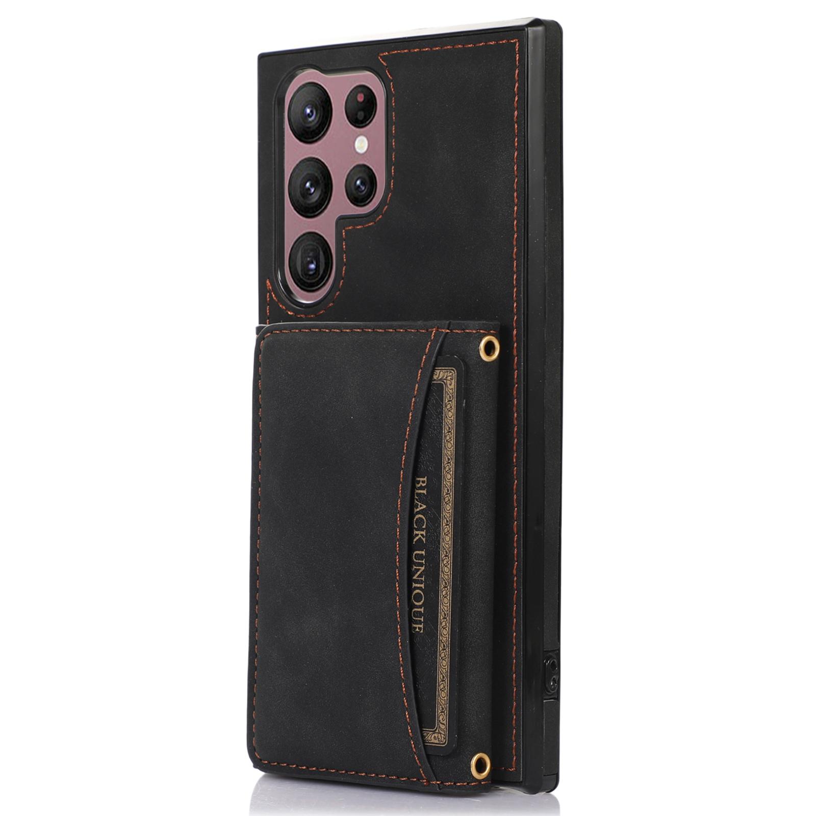 For Samsung Galaxy S24 Ultra Phone Case Tri-Fold Wallet Kickstand PU Leather+TPU Back Cover Black
For Samsung Galaxy S24 Ultra Phone Case Tri-Fold Wallet Kickstand PU Leather+TPU Back Cover Black