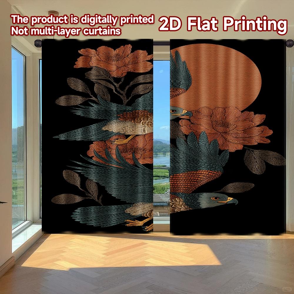 Set Of 2 Flat Printing Curtains Without Rod Flying Hawks Flowers Women Is Day Festival Fashion Versatile Polyester Curtain W100*H70(CM)-Rod Pocket&1PCS
Set Of 2 Flat Printing Curtains Without Rod Flying Hawks Flowers Women Is Day Festival Fashion Versatile Polyester Curtain W100*H70(CM)-Rod Pocket&1PCS