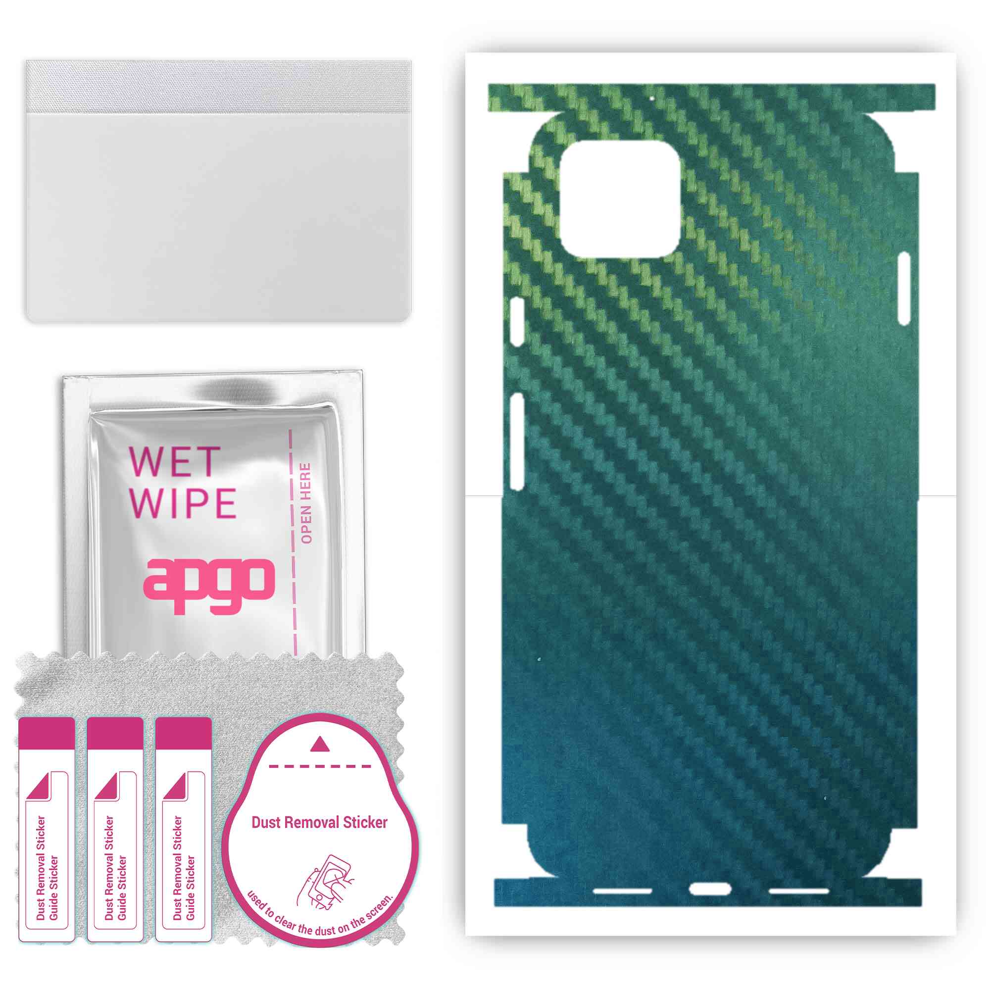 Apgo Protective Skin Sticker for the back+sides compatible with Google Pixel 4 XL, Full Wrap Film, Foil, Vinyl - Pattern Carbon Chameleon CAKA1
Apgo Protective Skin Sticker for the back+sides compatible with Google Pixel 4 XL, Full Wrap Film, Foil, Vinyl - Pattern Carbon Chameleon CAKA1