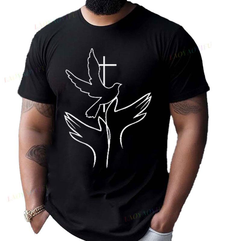 Jesus Cross Christian T Shirt Casual Crewneck Polyester Material Summer Short Sleeved Classics Gothic Unisex Shirt 5XL різнокольоровий
Jesus Cross Christian T Shirt Casual Crewneck Polyester Material Summer Short Sleeved Classics Gothic Unisex Shirt 5XL різнокольоровий