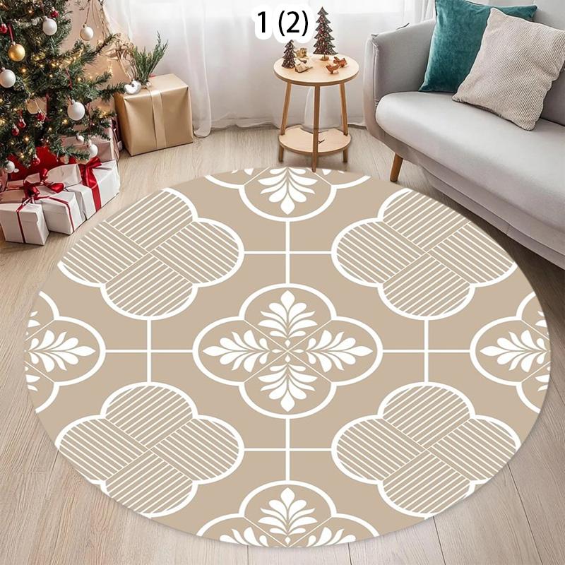 Classic 2D Round Geometric Tile Area Rug for Bedroom Living Room Office Non Slip Washable Floor Mat Home Decorative Soft Carpet 80cm x 80cm
Classic 2D Round Geometric Tile Area Rug for Bedroom Living Room Office Non Slip Washable Floor Mat Home Decorative Soft Carpet 80cm x 80cm
