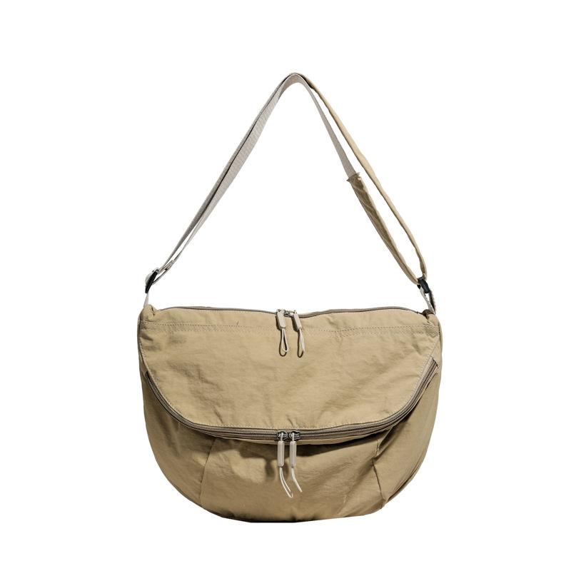 Semi-circular Bag Trendy Wave Bag Waterproof and Wear-resistant Crossbody Bag бежевий
Semi-circular Bag Trendy Wave Bag Waterproof and Wear-resistant Crossbody Bag бежевий