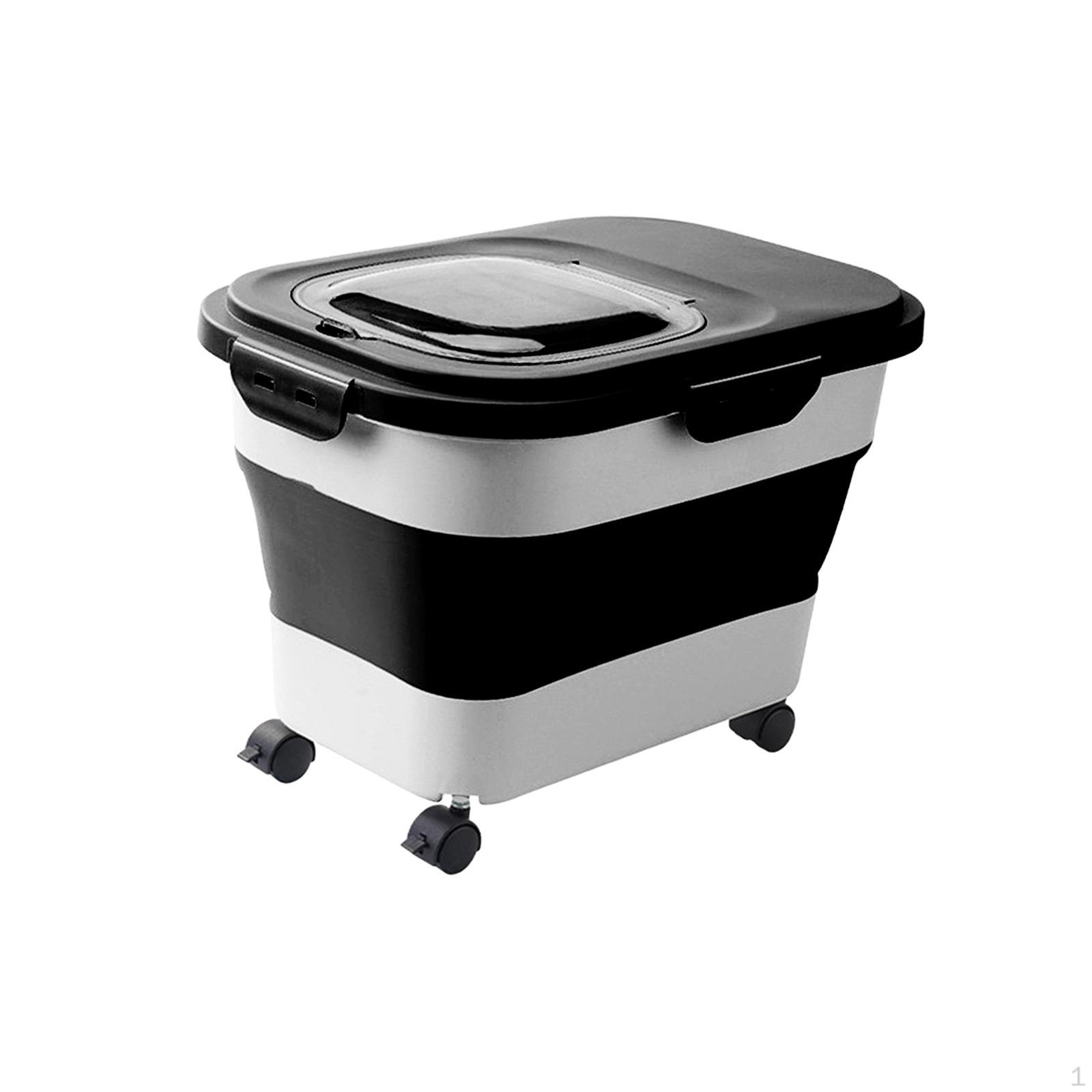Cat Food Storage Container Box Organizer Large Leakproof Grains Rice чорний
Cat Food Storage Container Box Organizer Large Leakproof Grains Rice чорний