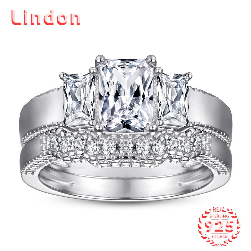 Lindon Classic 925 стерлингового серебра Циркон Кольцо Дамы Ювелирные изделия Свадьба Обещание Вечеринка Подарок
Lindon Classic 925 стерлингового серебра Циркон Кольцо Дамы Ювелирные изделия Свадьба Обещание Вечеринка Подарок