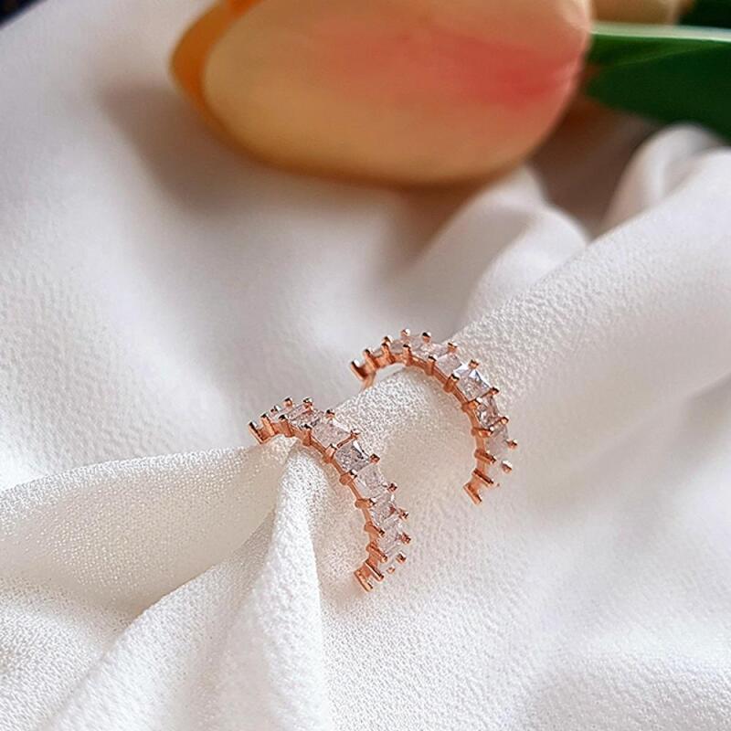 Women s White Color Square Office Lady Earrings A24901_Pink Gold
Women s White Color Square Office Lady Earrings A24901_Pink Gold