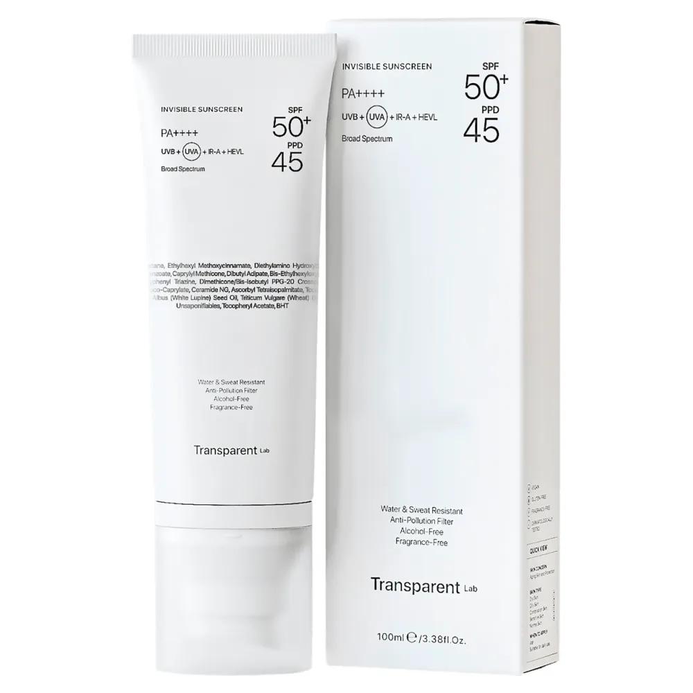 Transparent Lab Invisible Sunscreen SPF50+, 100ml
Transparent Lab Invisible Sunscreen SPF50+, 100ml