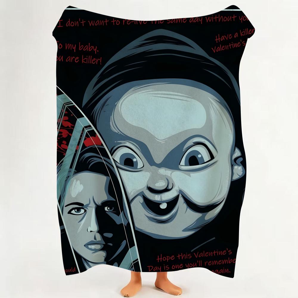 Movie H Happy D Death D Day Flannel Blanket Suitable for Sofa Living Room Bedroom 75cmx90cm
Movie H Happy D Death D Day Flannel Blanket Suitable for Sofa Living Room Bedroom 75cmx90cm
