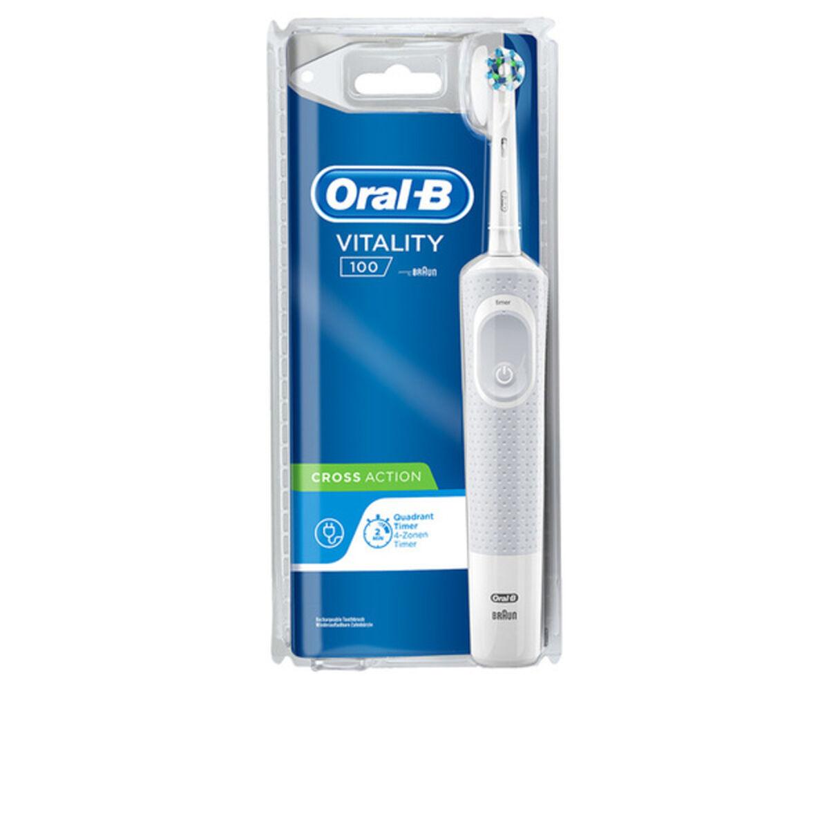 Электрическая зубная щетка Vitality Cross Action Oral-B Vitality Cross Action Blanco White (1 шт.)
Электрическая зубная щетка Vitality Cross Action Oral-B Vitality Cross Action Blanco White (1 шт.)