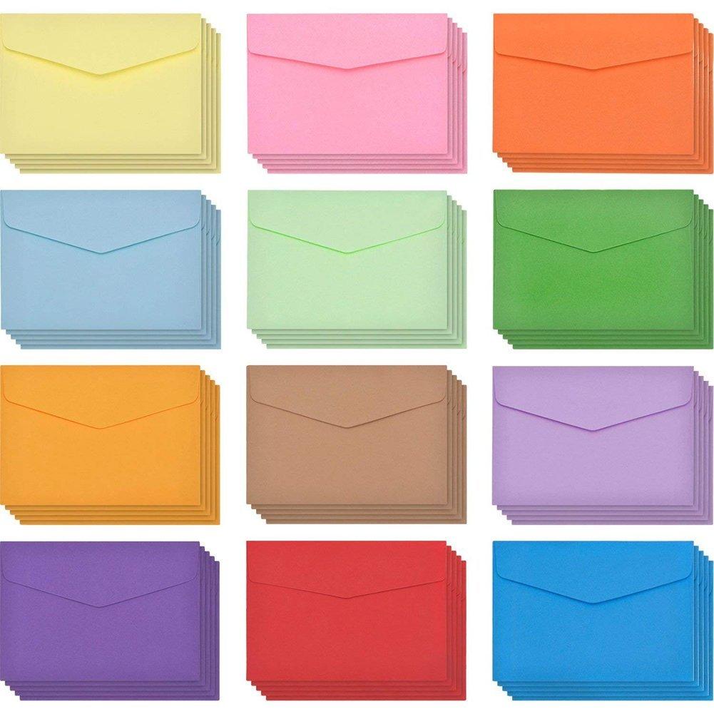 JAHEMU Mini Colored Plain Long Message 12 Invitation Greeting Card Party 120 Sheets Конверти, конверти, конверти, листівки, кольори, весілля, день народження,
JAHEMU Mini Colored Plain Long Message 12 Invitation Greeting Card Party 120 Sheets Конверти, конверти, конверти, листівки, кольори, весілля, день народження,