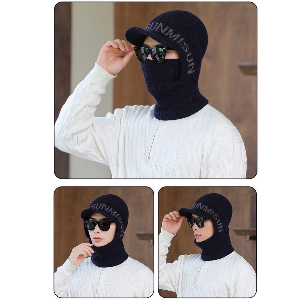 Short Brim Winter Knitted Hat 3-in-1 Warmth Pullover Cap Winter Warm Thicken Cap For Men Outdoor темно-синього кольору
Short Brim Winter Knitted Hat 3-in-1 Warmth Pullover Cap Winter Warm Thicken Cap For Men Outdoor темно-синього кольору