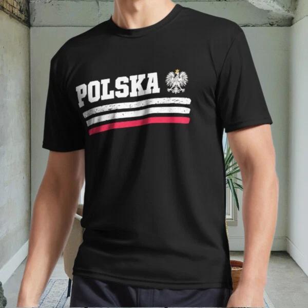 New Vintage Poland Fan Pol Active Logo Men s Black T shirt Funny Size S to 5XL 3XL
New Vintage Poland Fan Pol Active Logo Men s Black T shirt Funny Size S to 5XL 3XL