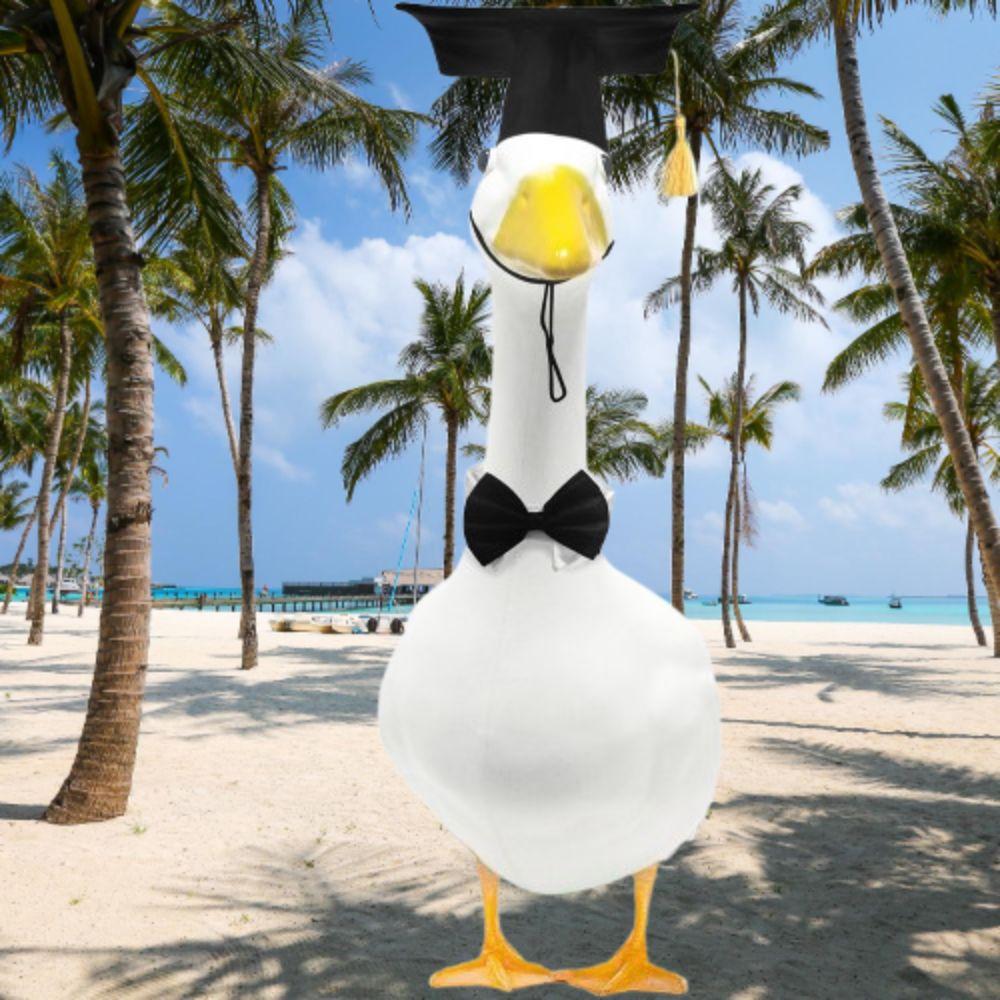 Cap and Bow Tie Goose Statue Costume Cute Pet Goose Clothing For Yard Outdoor Courtyard Decor чорний
Cap and Bow Tie Goose Statue Costume Cute Pet Goose Clothing For Yard Outdoor Courtyard Decor чорний