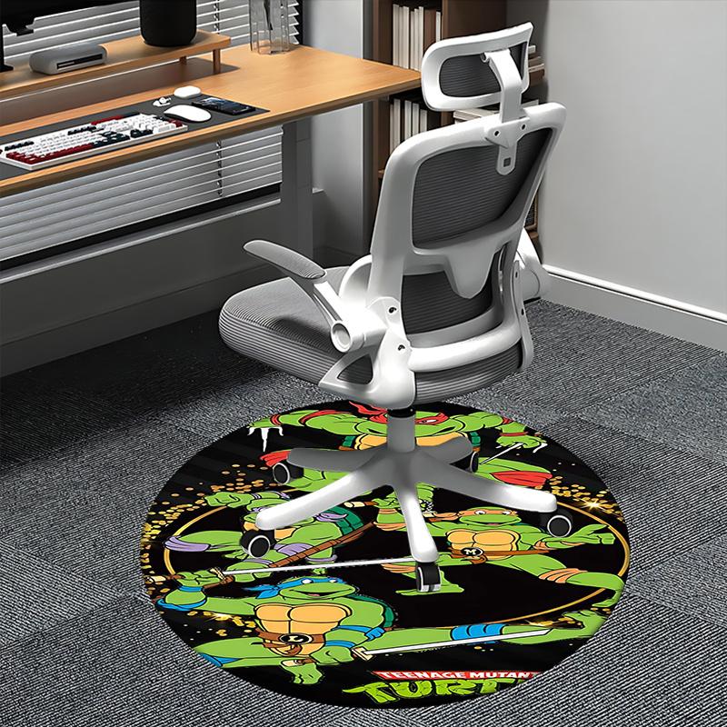 Teenage Mutant Ninja Turtles,TMNT Chair mat Round Rug-Office carpet, Machine Washable, Non-slip, Suitable for Living Rooms, Bedrooms, Entryw 80cm by 80cm
Teenage Mutant Ninja Turtles,TMNT Chair mat Round Rug-Office carpet, Machine Washable, Non-slip, Suitable for Living Rooms, Bedrooms, Entryw 80cm by 80cm