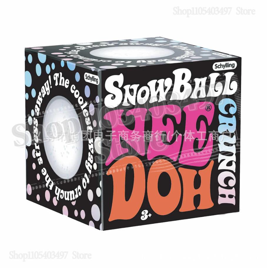 //Schylling Nee Doh Snowball Crunch Tactile Press Plaything Crunch Sound Stress Ease Fidget Ball For Kids Adults For Kids Friends
//Schylling Nee Doh Snowball Crunch Tactile Press Plaything Crunch Sound Stress Ease Fidget Ball For Kids Adults For Kids Friends