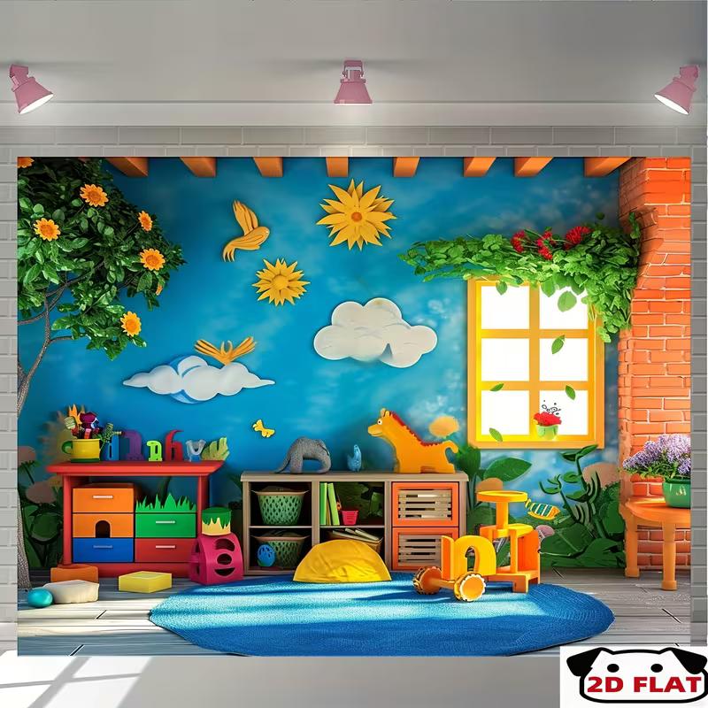 2D Cheerful Kids Room Scene Photography Backdrop for Baby Photoshoot 47.2x31.5inch/120*80cm
2D Cheerful Kids Room Scene Photography Backdrop for Baby Photoshoot 47.2x31.5inch/120*80cm
