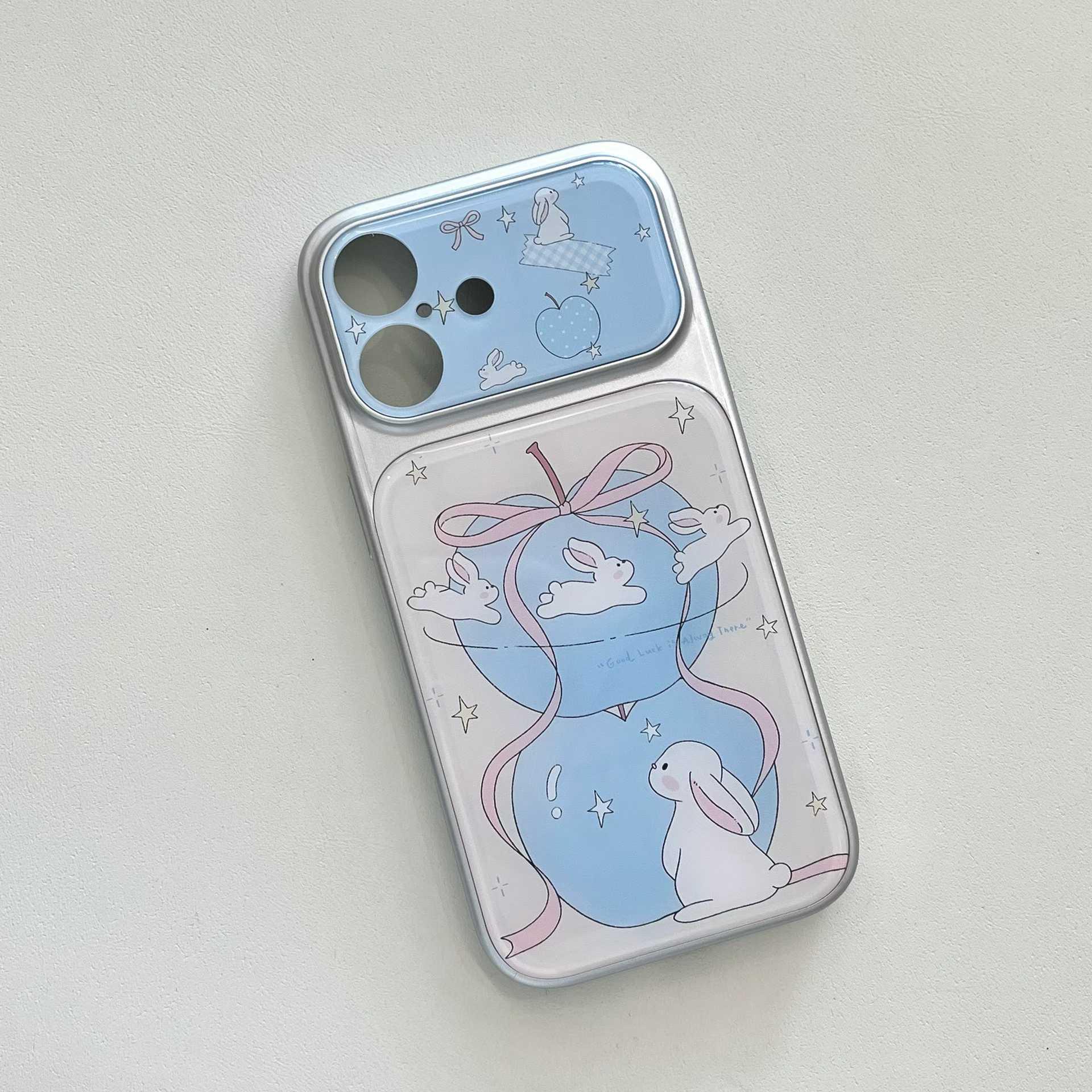 Korean Style Blue Apple Rabbit Phone Case for iPhone 16/17 Pro Max with Chain iPhone 15
Korean Style Blue Apple Rabbit Phone Case for iPhone 16/17 Pro Max with Chain iPhone 15