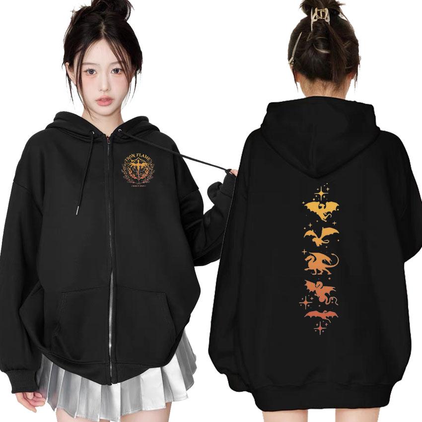 Basgiath War College Fourth Wing Dragon Rider Zipper Hoodie Men Women Harajuku Aesthetic Zip Up Sweatshirt Jacket Loose S
Basgiath War College Fourth Wing Dragon Rider Zipper Hoodie Men Women Harajuku Aesthetic Zip Up Sweatshirt Jacket Loose S