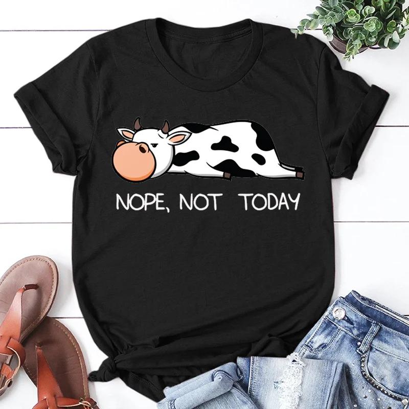 Cute Cows Nope Not Today T-shirts For Women Summer Tee Shirt Femme Casual Short Sleeve Round Neck Tops T-shirts XXXL золотий
Cute Cows Nope Not Today T-shirts For Women Summer Tee Shirt Femme Casual Short Sleeve Round Neck Tops T-shirts XXXL золотий